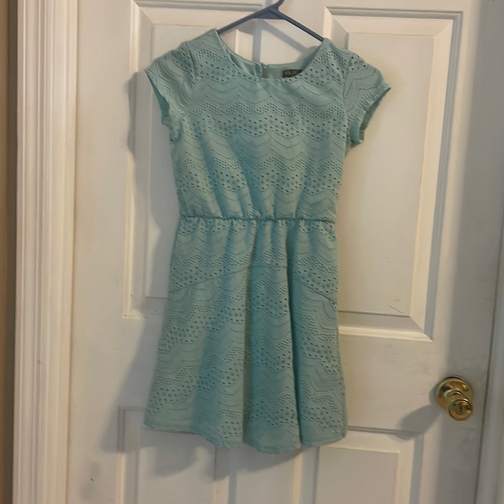 Blue dress
